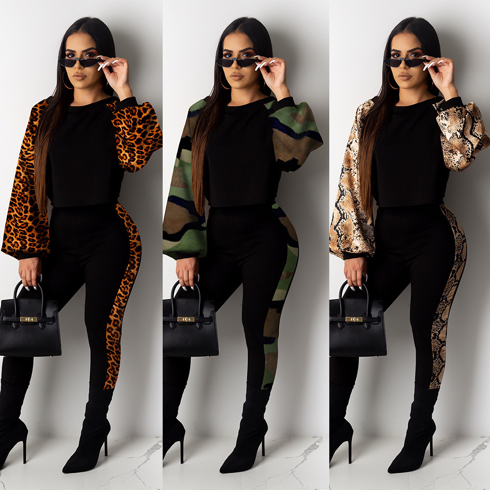 R6250 Amazon Hot Fashion Leopard Print C...