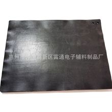 黑色硅膠墊格紋防滑硅膠墊片大規格定做智能主機支架膠墊止滑減震