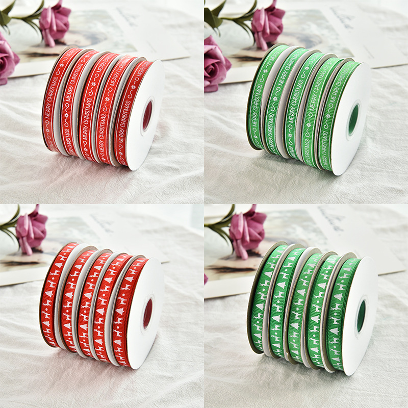 Christmas Ribbon Spot 1cm Small Roll  Ribbon Gift Wrapping Ribbon display picture 7