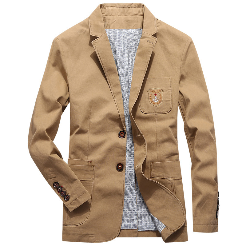 2019 primavera y otoño nuevo traje casual transfronterizo Juventud de los hombres más tamaño traje chaqueta pequeña de los hombres al por mayor 3188