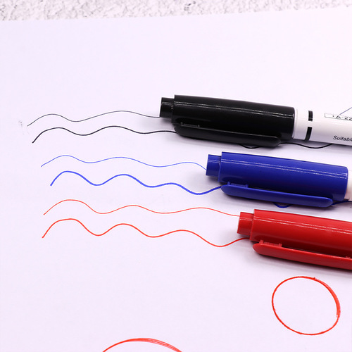 Art hook pen small double-ended water-based black marker student painting does not fade hand-painted strokes and lines