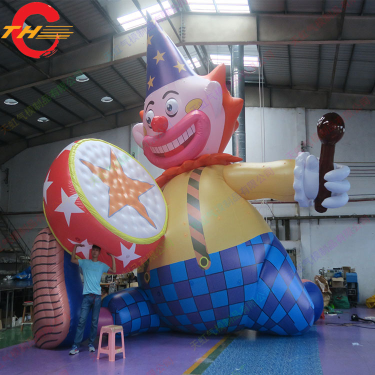充气小丑卡通气模 充气卡通人 牛津布卡通模型 厂家供应