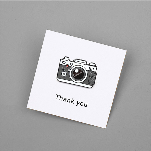 Camera Brooch Female Corsage Cute Japanese Animation Badge Cartoon Brooch Pin Button Ins Fashion Personalized Accessory