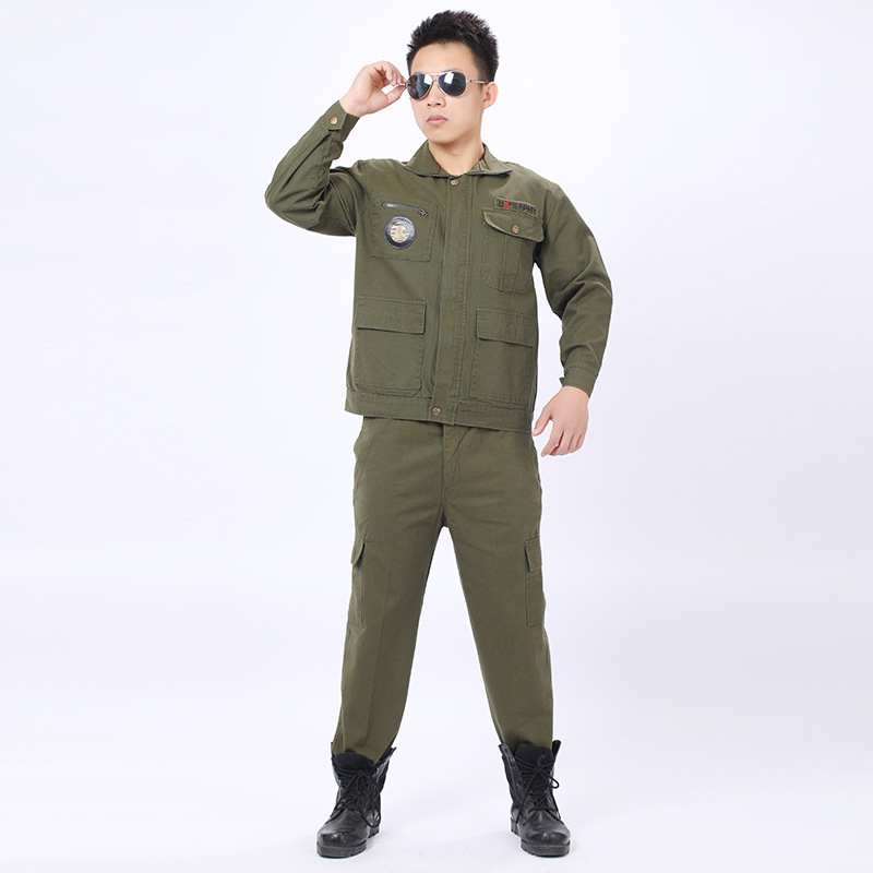 劳保服套装纯棉帆布581防烫耐磨工装汽修电焊迷彩工作服厂家直销