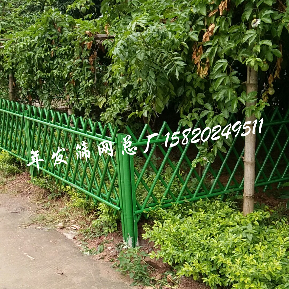 景区景观复古仿竹子护栏 201不锈钢节管竹子防护栏