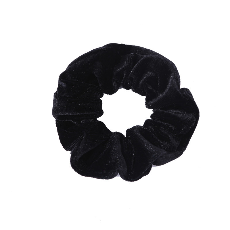 Korean Velvet Gold Velvet Large Intestine Hair Ring Head Flower Wholesale display picture 22