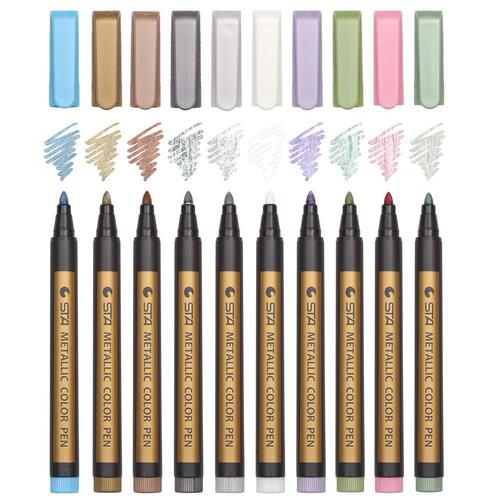 Sta/STA8151 Color Metal Marker Paint Pen Hand-painted Water-based DIY Photo Album Writing 10 Colors
