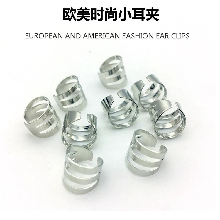 Fashionable ear clips, earrings, European style, no pierced ears