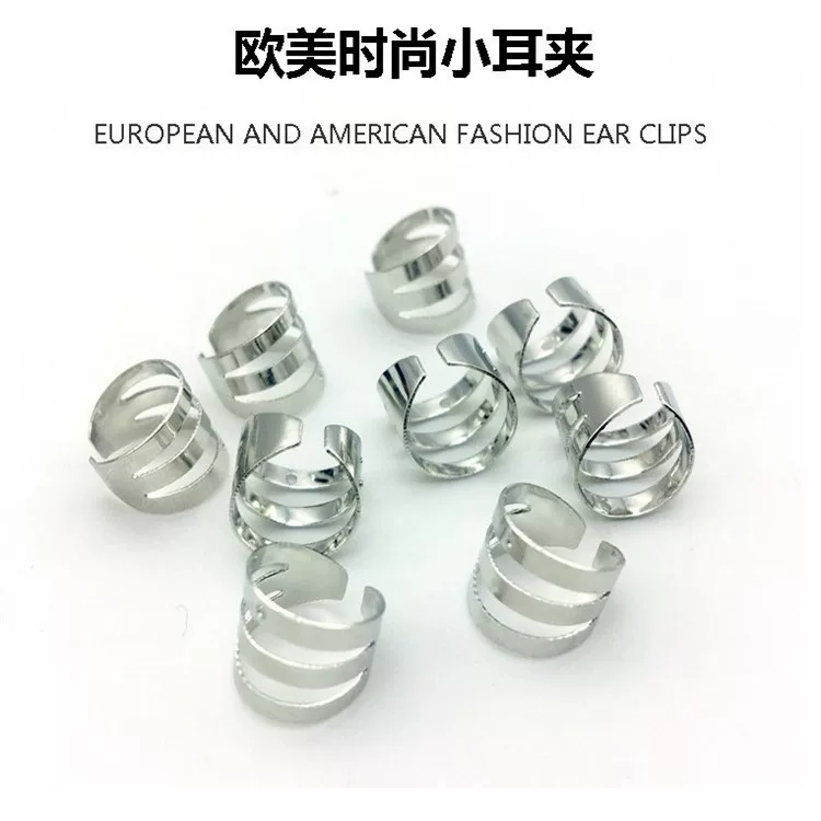 Fashionable ear clips, earrings, European style, no pierced ears
