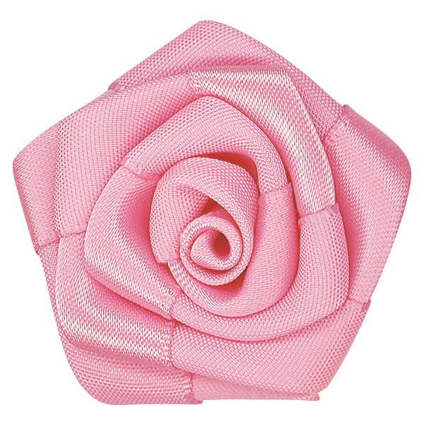Cinta hecha a mano Rose cabeza material de poliéster Cinta pequeña flor ropa textil Decoración Accesorios cinta Rose