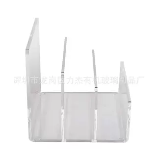 亚克力桌面文件柜 纸张文件夹收纳架 眼影化妆调色板透明收纳架