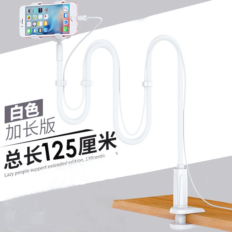 128cm blanco-clip de mesa de doble abrazadera