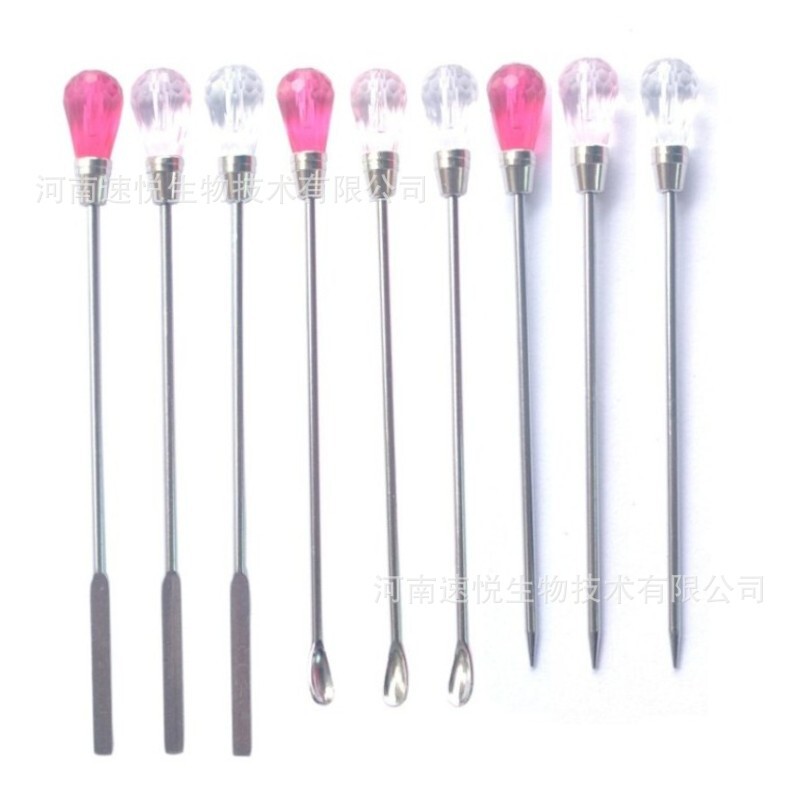 Embroidery Color Nail Art Tool Phototherapy Glue Stirring Rod Gel Stirring Spoon Painted Glue Stirring Glue Stick Wholesale
