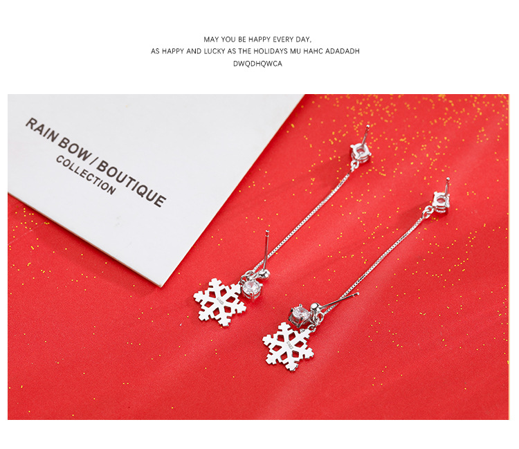 Snowflake Double Ear Studs