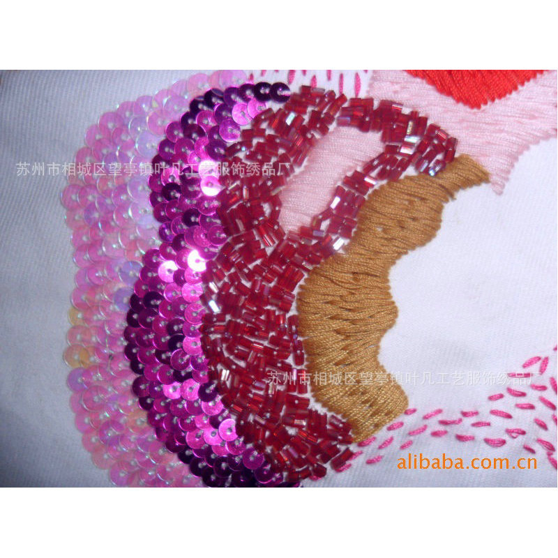 厂家供应手工订珠 各类手工服装订珠