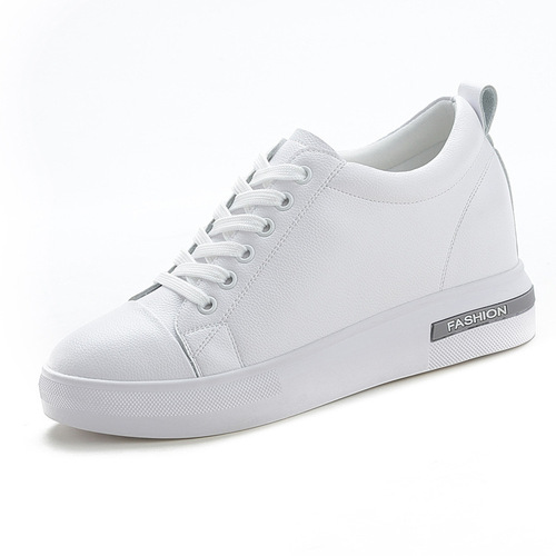 Sunday  new autumn breathable women's shoes flat casual height increasing single shoes thick sole shoes manufacturer one piece drop shipping