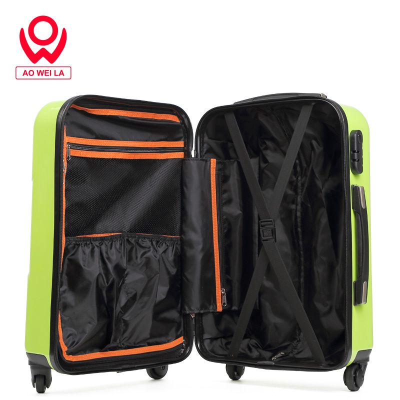 Aoweila/20寸24寸密碼箱時(shí)尚潮流行李箱休閑旅行箱萬向輪拉桿箱