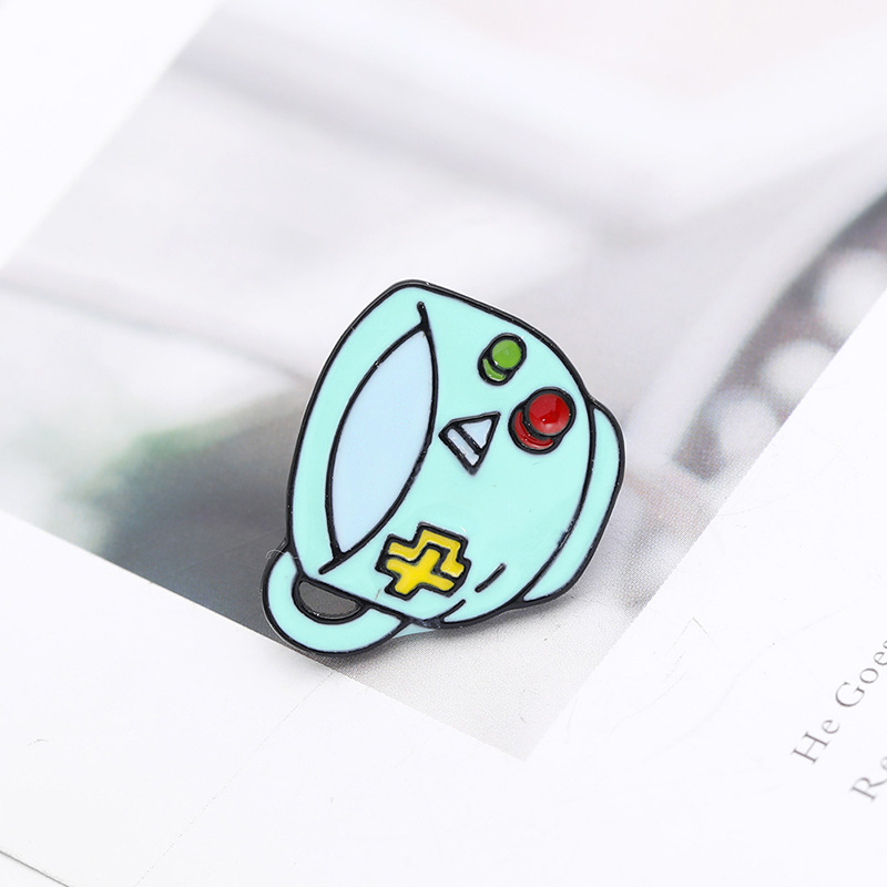 10g Weight Brooches Classification Daily Occasion Alloy Material Cartoon, Colorful, Badge, Cup, Cattle Pattern Unisex Gender Fashion Style Enamel, Enamel Craft Fashion Pin Cartoon Colorful Badge Alloy Enamel Unisex Brooches 7
