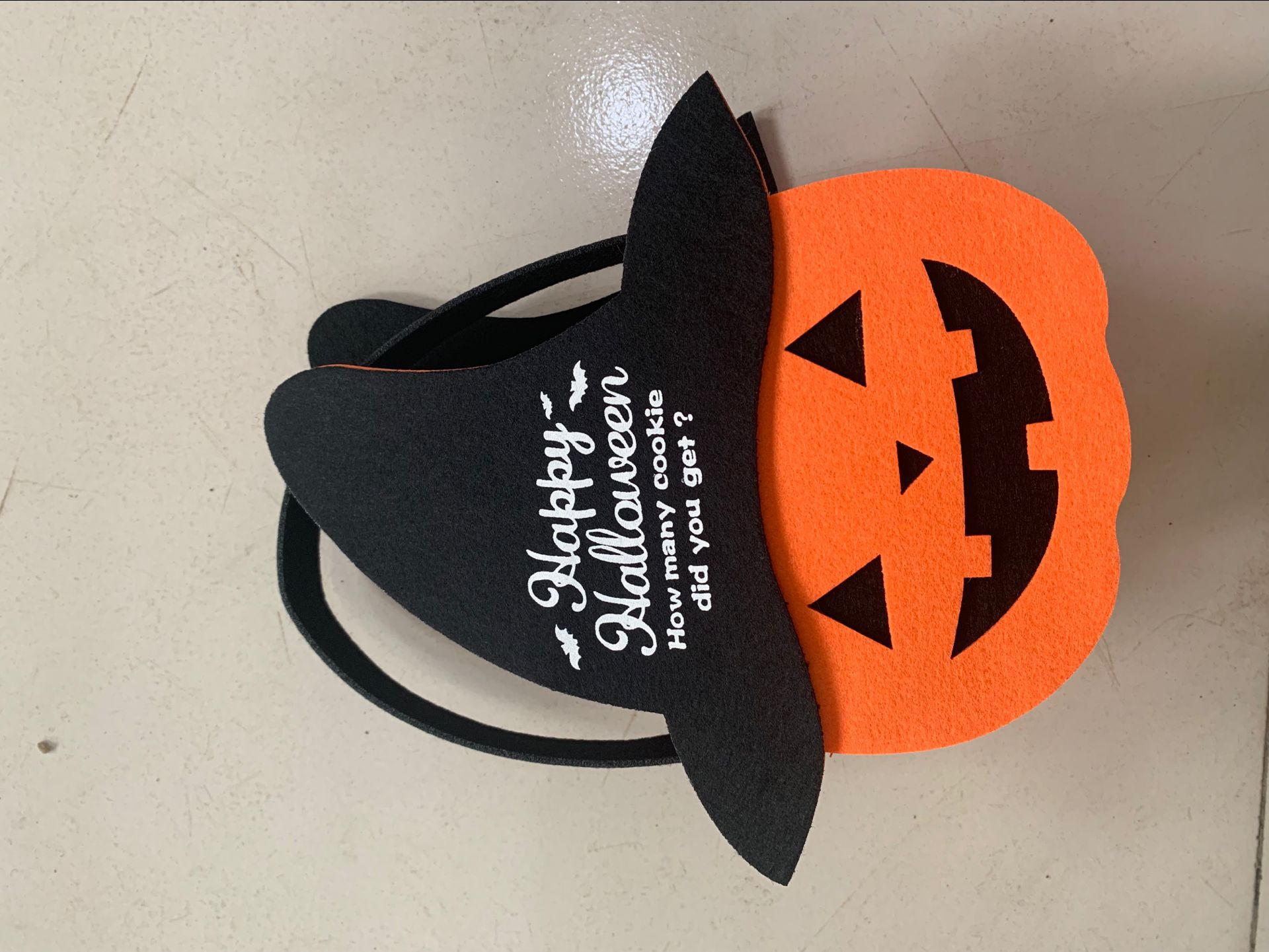 毛毡布南瓜形毛毡包按图稿定做复活节手提篮时尚休闲女包 毛毡包