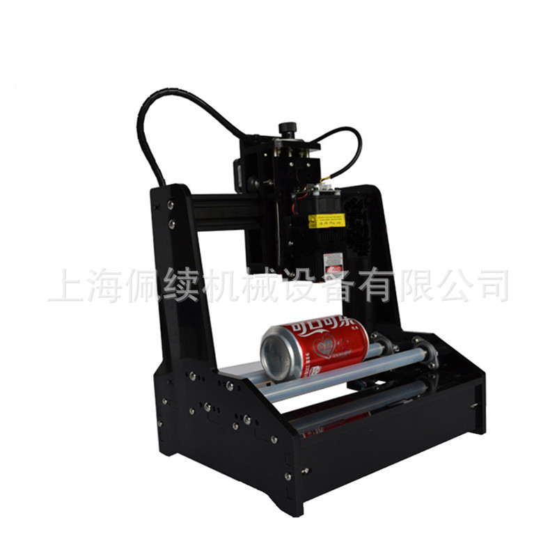 圆柱体激光雕刻机板材不锈钢激光雕刻机易拉罐可乐刻字机厂家直供