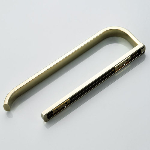 Electroplated chrome zirconium gold simple brass towel ring towel bar bathroom bathroom hardware pendant wholesale price
