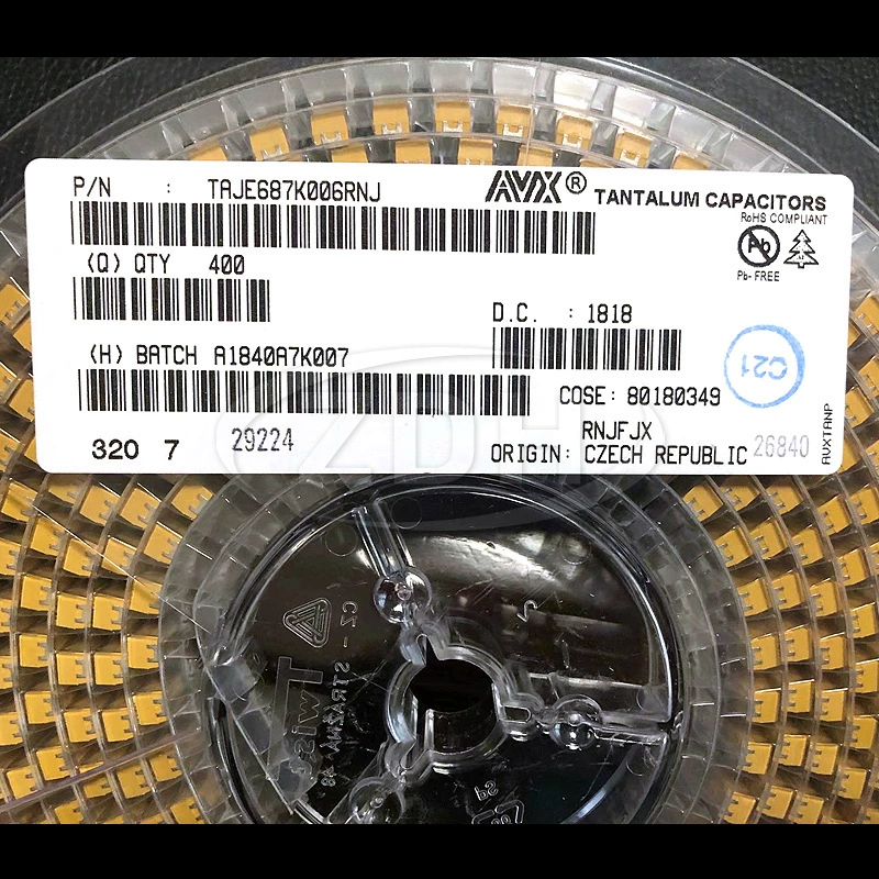 Домашняя накладка 钽 Конденсатор сцена 106J 10UF 6.3V P тип 0805 2012 20% емкости
