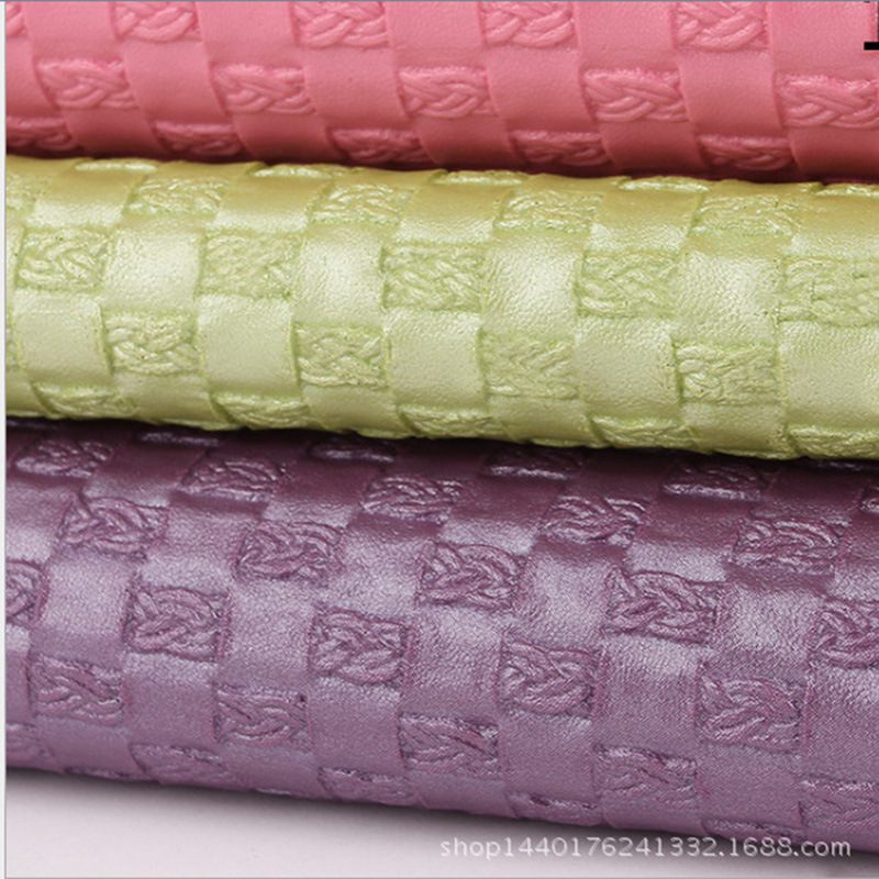 皮革厂家现货批发 移门软包酒店菜谱革箱包革沙发革 PVC革编织纹