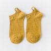 After Japanese, love embroidered socks, glittering gold silver silk girl heart boat socks college versatile casual cotton socks female