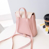 Polyurethane universal backpack, small one-shoulder bag, 2019, Korean style, worn on the shoulder