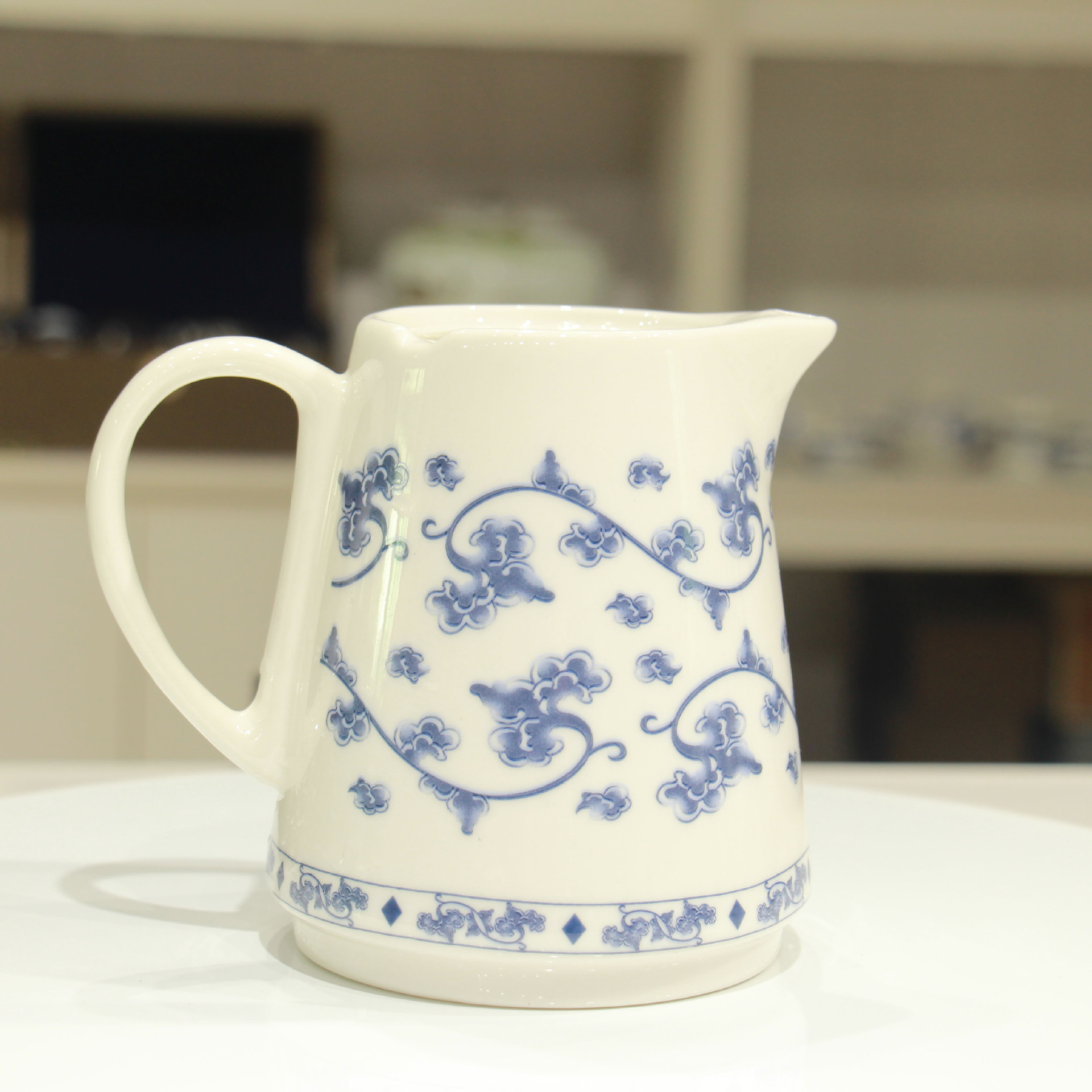 無蓋 青花高腰涼熱水小壺泡茶養生景德鎮陶瓷廠家生産快客杯茶具