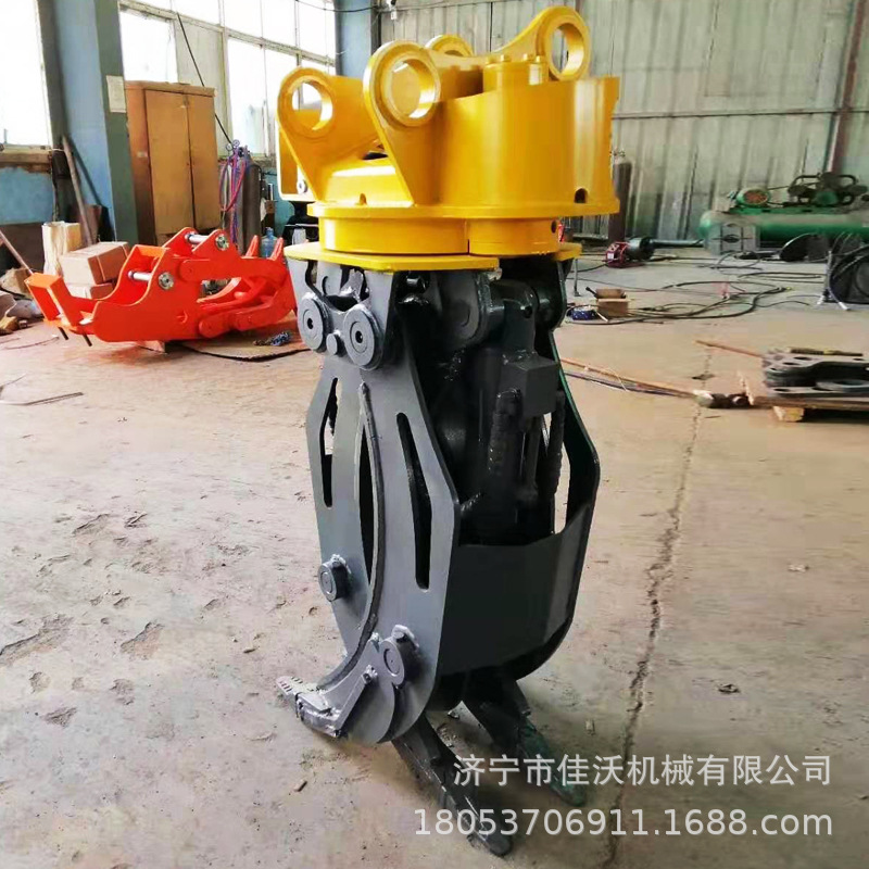 液压夹木器   夹木器      60挖机旋转抓