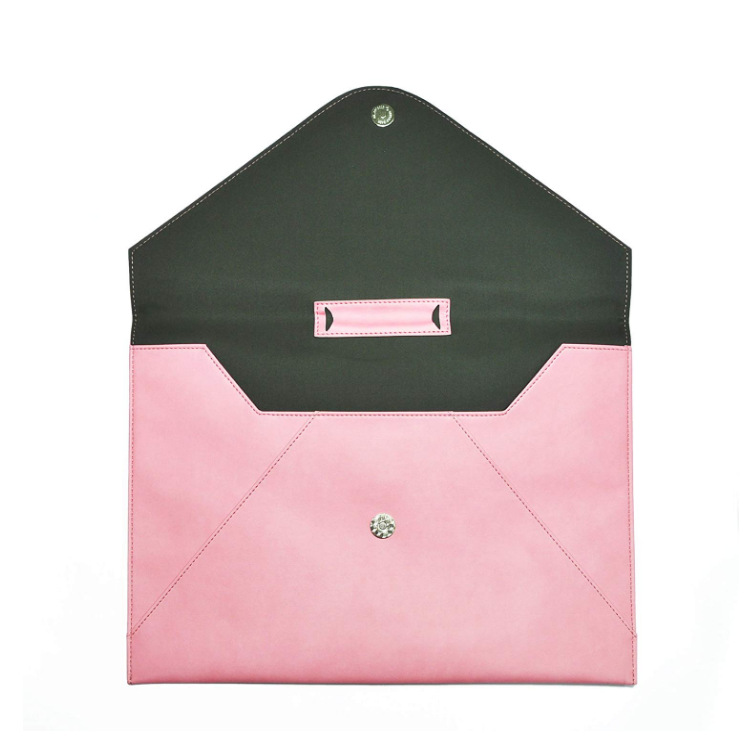 High-end leather tablet computer bag conference information file bag notebook leather case protective case customization