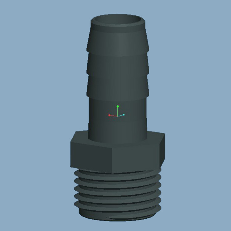 JU集优G  NPT M8/10/12螺纹塑料宝塔接头弯头堵头量大优惠