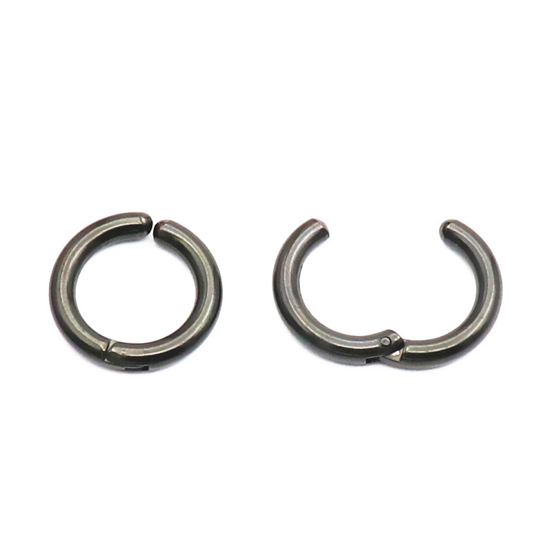 Priced Direct selling Europe and America Simplicity circle Earrings circular Ear clip Jewelry stainless steel Ear clip Titanium Earrings