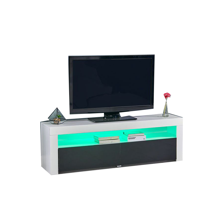 Moderno simple TV gabinete LED resalte visual gabinete pequeño apartamento dormitorio sala de estar barato TV gabinete fábrica al por mayor image 6