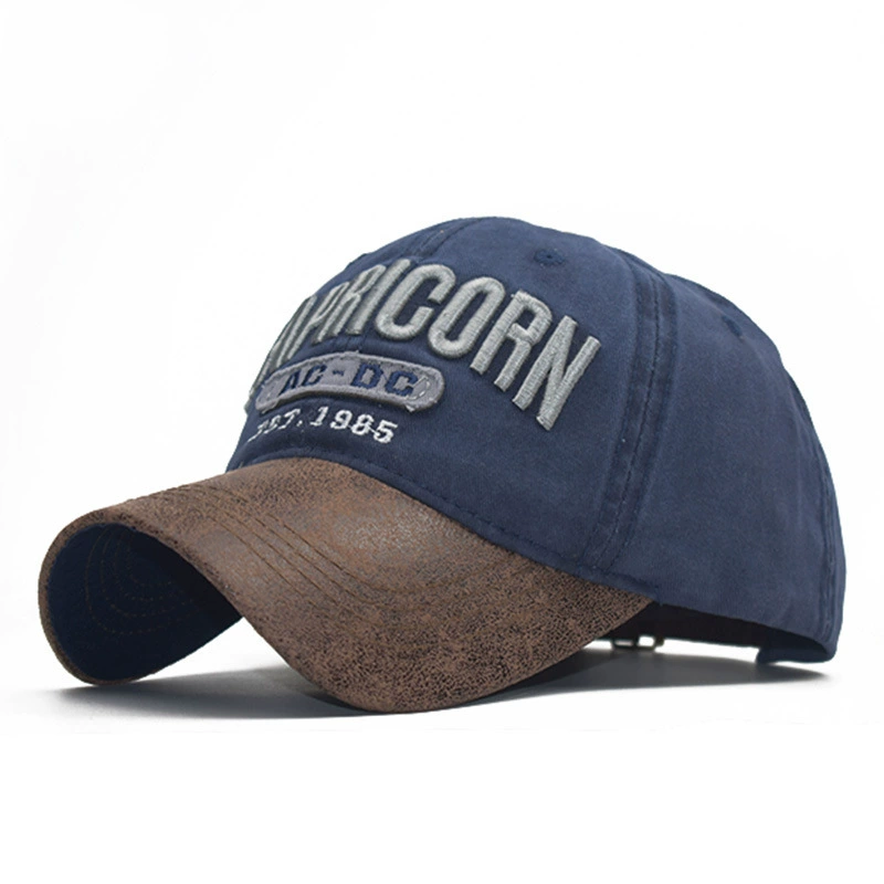 Baseball cap, spring polyurethane cotton, 3D letter embroidery, adjustable fit