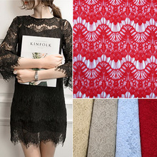 厂家现货批发锦棉睫毛蕾丝布料 爆款日韩女装上衣连衣裙蕾丝面料