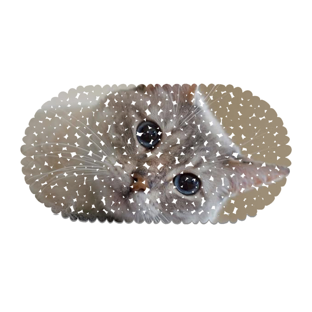 萌宠猫咪风景浴室垫防滑垫卫浴地垫浴缸脚垫厂家直销一件代发