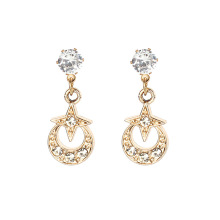 12g Weight Earrings Classification Travel, Birthday, Festival Occasion Women'S Gender Vintage Style Style Gold, Silver Color Exaggerated Circle Trendy Simple Korean Wild Earrings 3