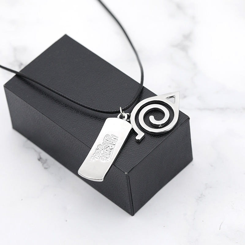 Fashion Vortex Tag Necklace Fashion Necklace Accessories Naruto Sign Rebel Ninja Necklace
