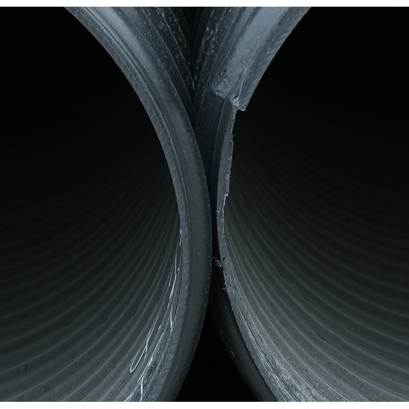 HDPE钢带增强螺旋波纹管 中天管业供应聚乙烯螺旋波纹钢带增强管
