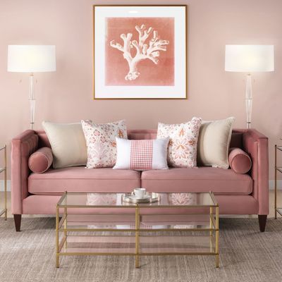 客廳美式三人位布藝沙發酒店大堂舒適透氣高檔絨布軟包北歐沙發