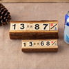 Wooden jewelry, desk calendar