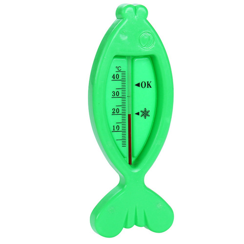 Fish-shaped plastic baby bath thermometer, baby swimming thermometer, water thermometer range 0-45 degrees Celsius