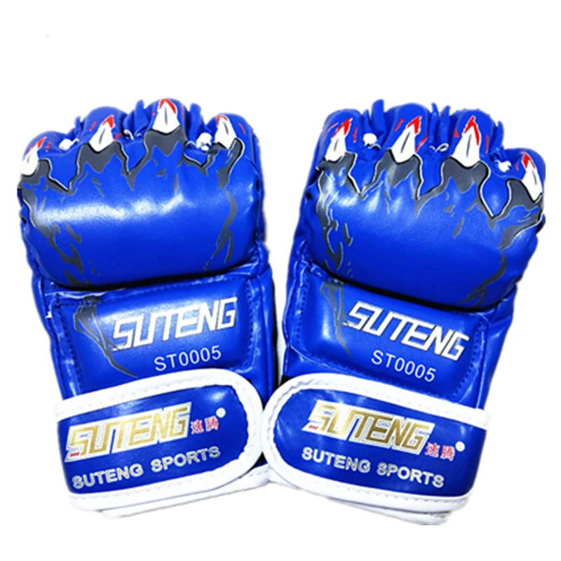 MMA Gloves (Sagita) split-finger half-finger, PU leather, 23×14×4 cm, 115 g