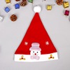 Christmas decorations, hat, cartoon children's velvet sticker, new collection, dress up