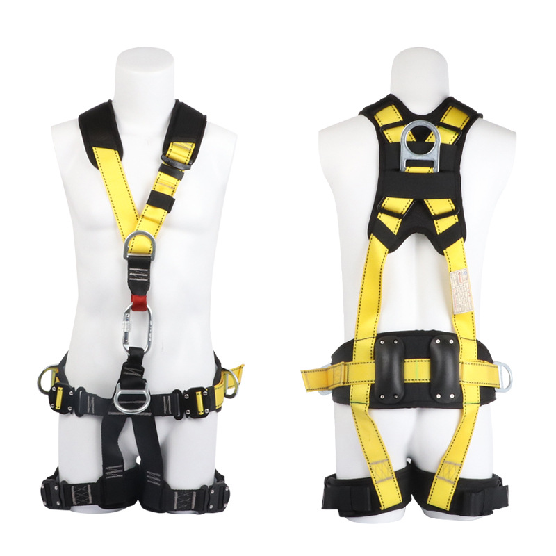 哥尔姆风电安全带电工高空作业户外防坠落五点式安全绳套装897