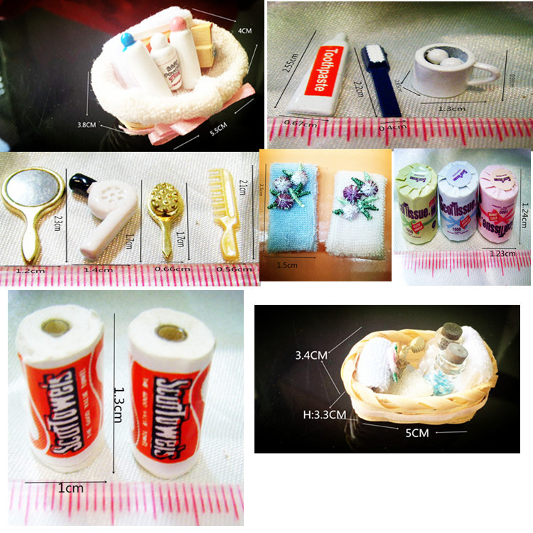 dollhouseճ��diy�ڼ�ģ�ͷ��������������΢��������ϴ����Ʒ