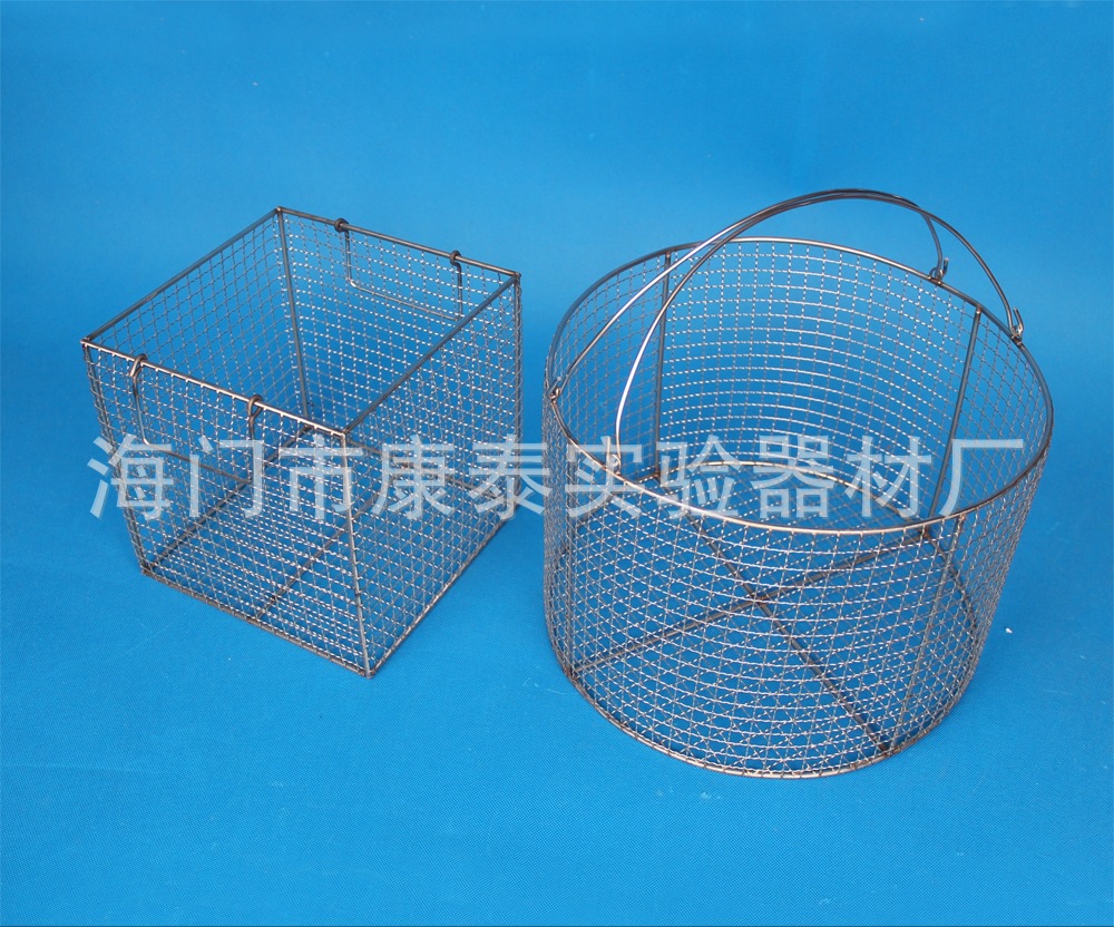 优质圆形304不锈钢试管篮 钢丝消毒篮 方形清洗篮 沥水篮可定做