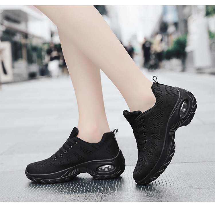 Woman Running Shoes Tennis Shoes Walking Shoes Sneakers Rubber Sole Slip Resistant Sneakers Footgear_voghion.com